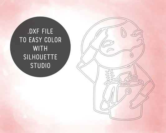 Oliver Chores Outline Clipart Set1 | Hand Drawn | EPS SVG DXF PNG