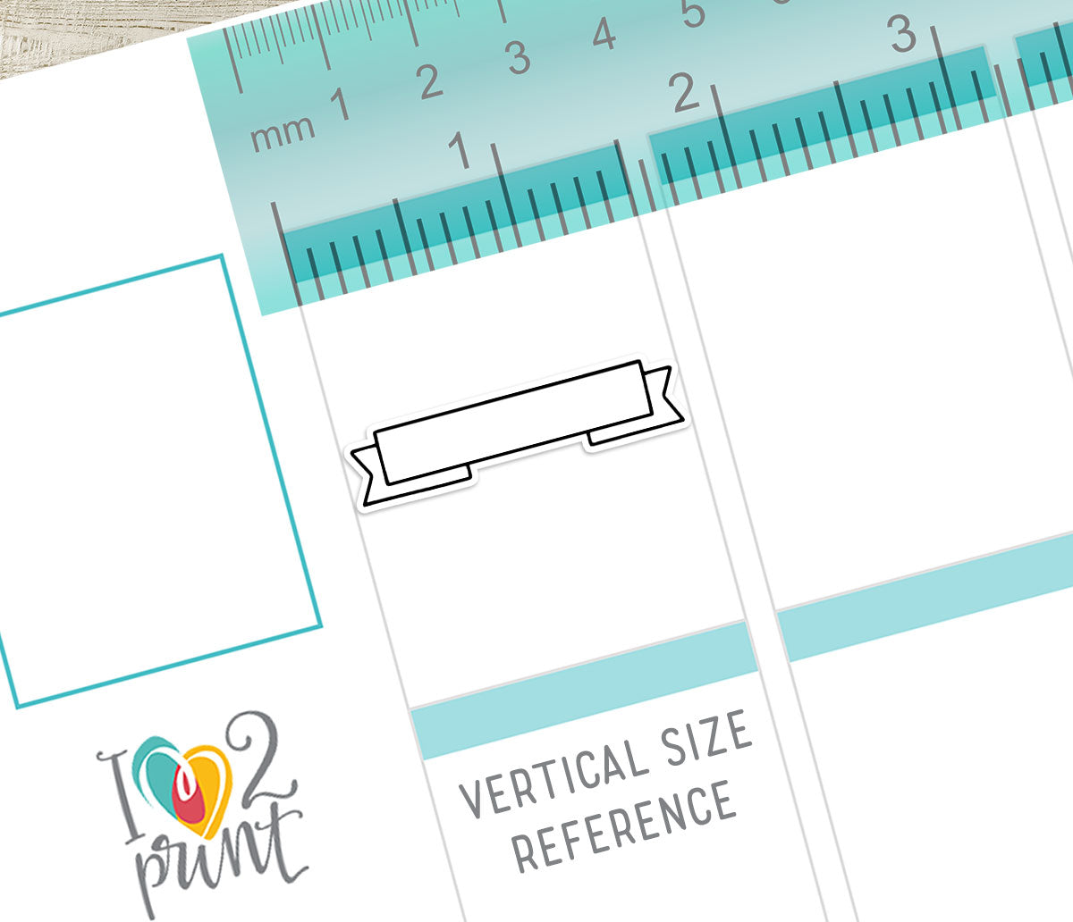 FREEBIE Doodle Quarter Boxes - Printable Planner Stickers - Pdf & Cut Files