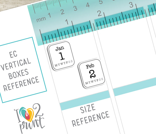 Printable 365 Days Planner Stickers - PDF & Cut Files