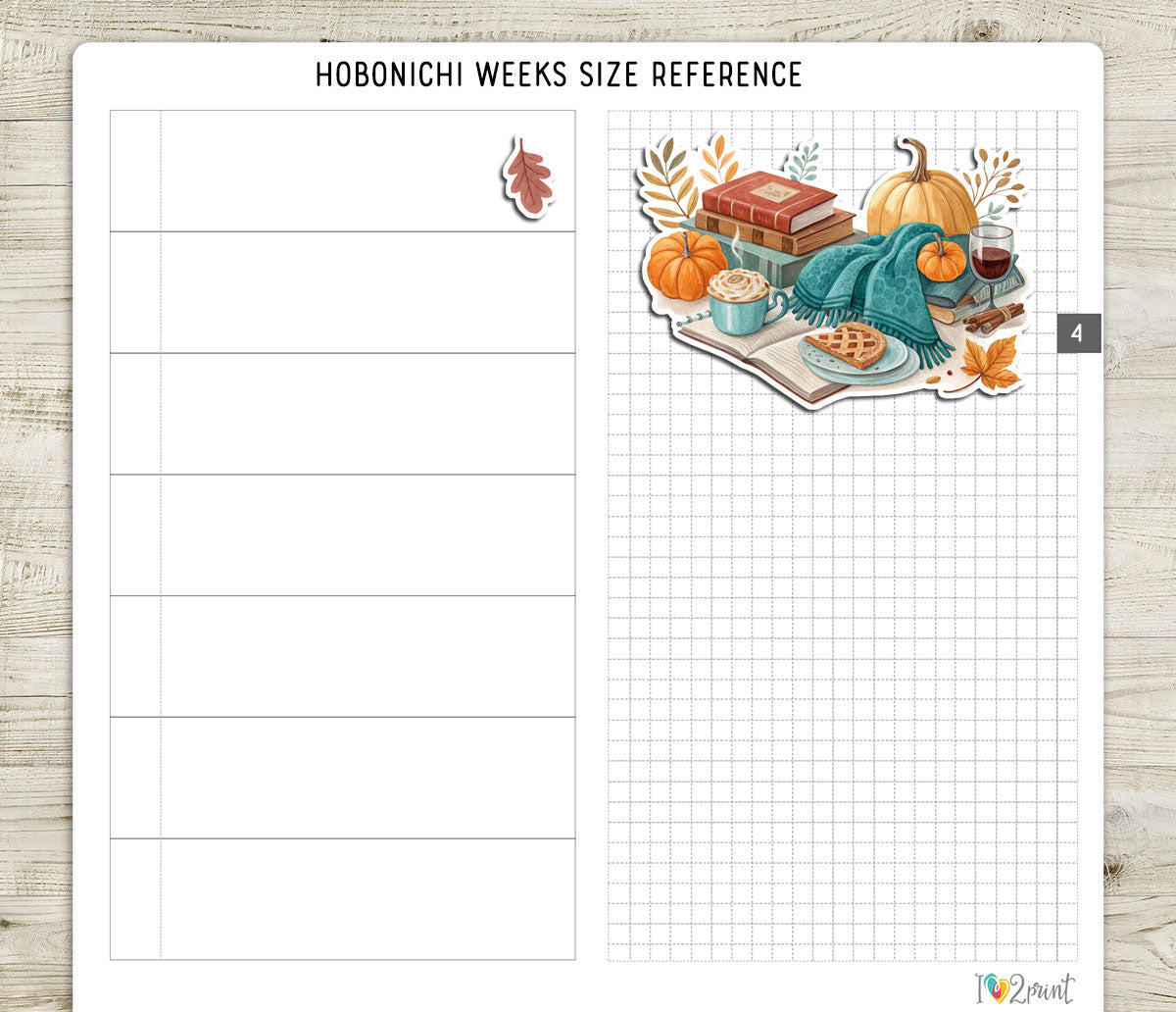 Autumn Whispers – Printable Stickers – PDF & Cut Files