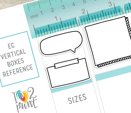 FREEBIE Doodle Notes - Printable Planner Stickers - Pdf & Cut Files