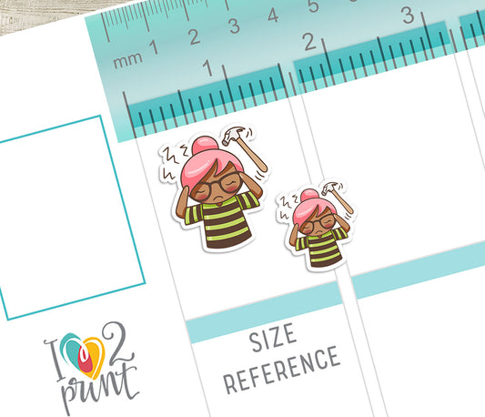 Elena Pain & Aches - FAIR SKIN Printable Planner Sticker - PDF & Cut Files