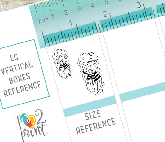 Elena Bad Day - DOODLE Printable Planner Sticker - PDF & Cut Files