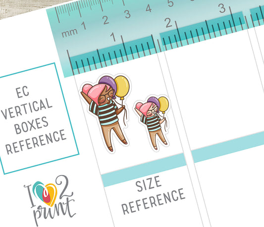 Elena Birthday - COLOR Printable Planner Sticker - PDF & Cut Files
