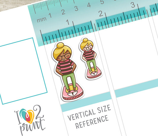 Elena Diet - COLOR Printable Planner Sticker - PDF & Cut Files