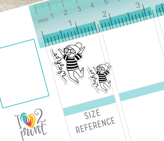 Elena Good Day - DOODLE Printable Planner Sticker - PDF & Cut Files