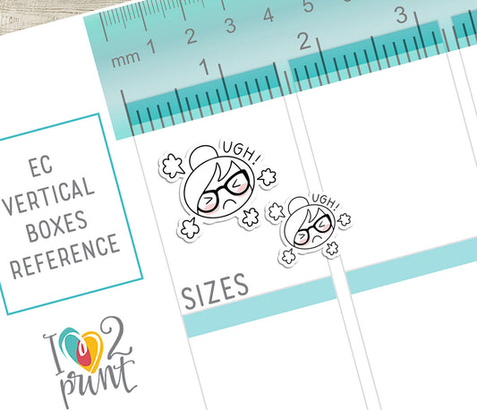 Elena Not Today - DOODLE Printable Planner Sticker - PDF & Cut Files