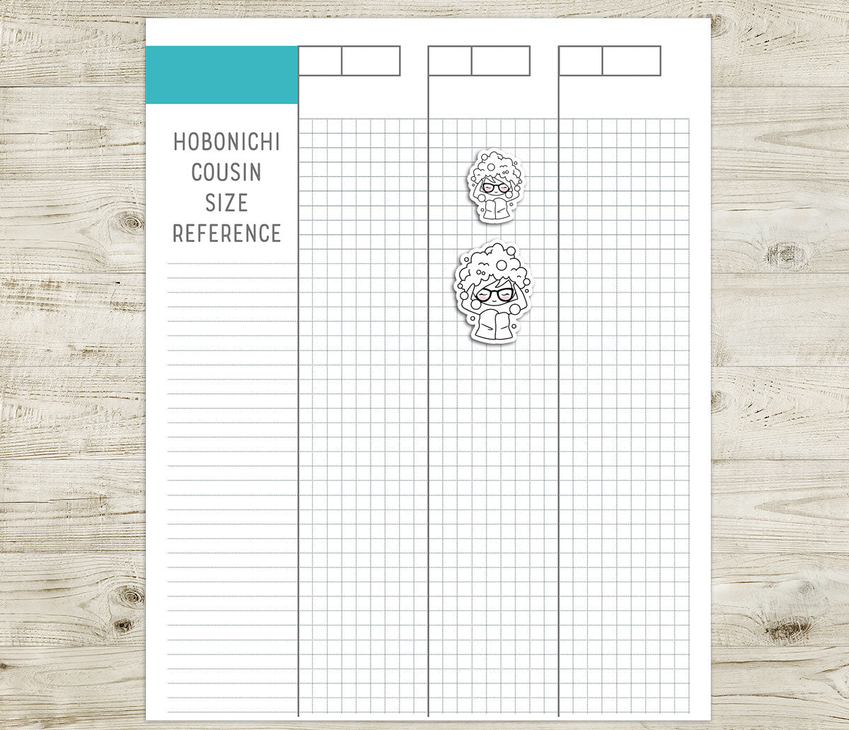 Elena Pampering - DOODLE Printable Planner Sticker - PDF & Cut Files