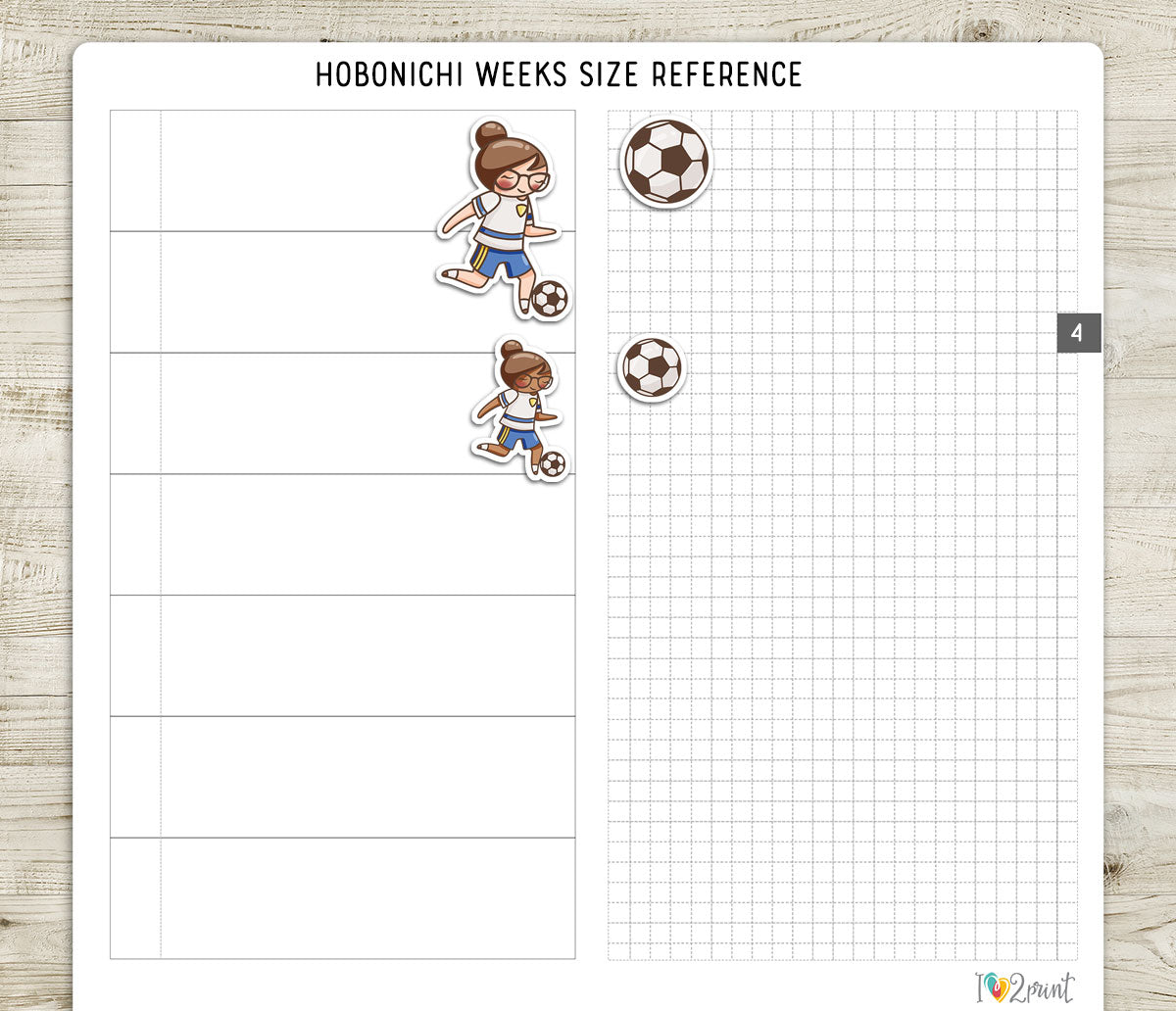 Elena Soccer Tracker – COLOR Printable Planner Stickers – Practice & Game Day – PDF + Cut Files