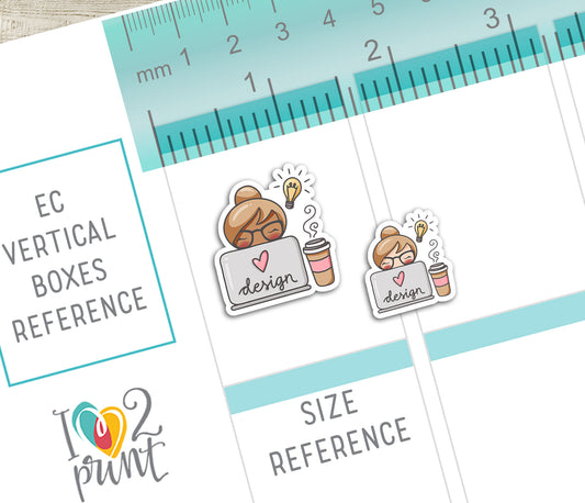 Elena Stickers Shop – Color Printable Planner Stickers – PDF + Cut Files – Instant Download