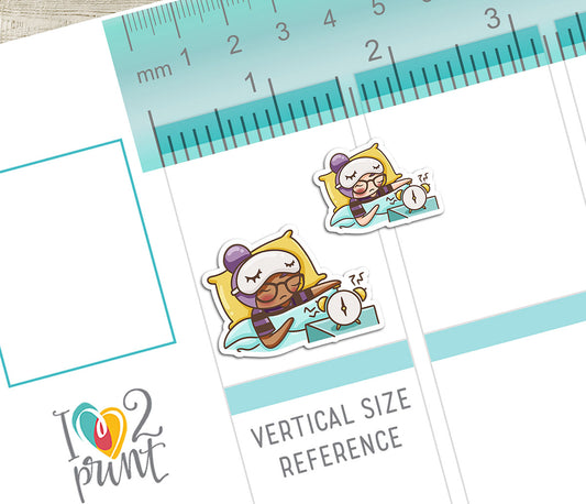 Elena Wake Up - COLOR Printable Planner Sticker - PDF & Cut Files