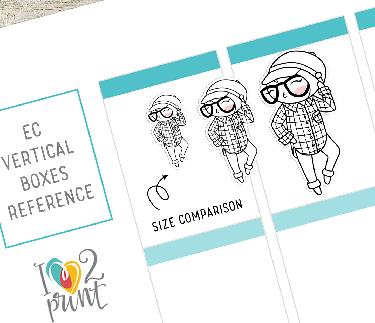 Elena Fall Outifit SET 1 – DOODLE Printable Planner Stickers – PDF + Cut Files