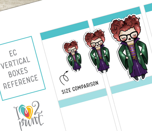 Elena Planner Girl – Halloween Costume FAIR SKIN Printable Stickers – Famous Characters – PDF & Cut Files