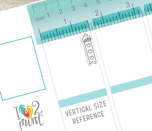 FREEBIE – Elena Mini Checklist – Printable Planner Stickers – PDF + Cut Files – Instant Download