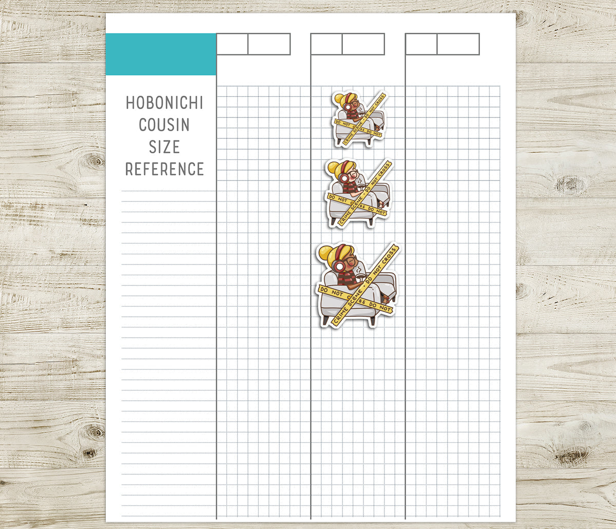 Elena True Crime - COLOR Printable Planner Sticker - PDF & Cut Files