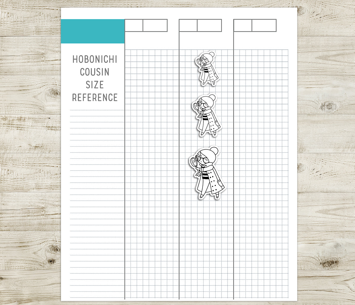 Elena True Crime - DOODLE Printable Planner Sticker - PDF & Cut Files