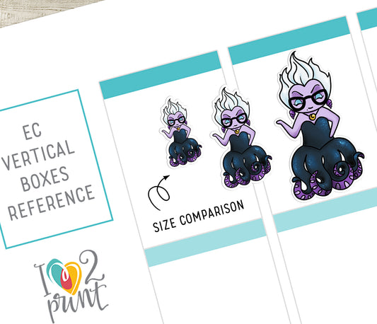 Elena Planner Girl – FAIR Skin Famous Villains Halloween Stickers – Printable PDF & Cut Files