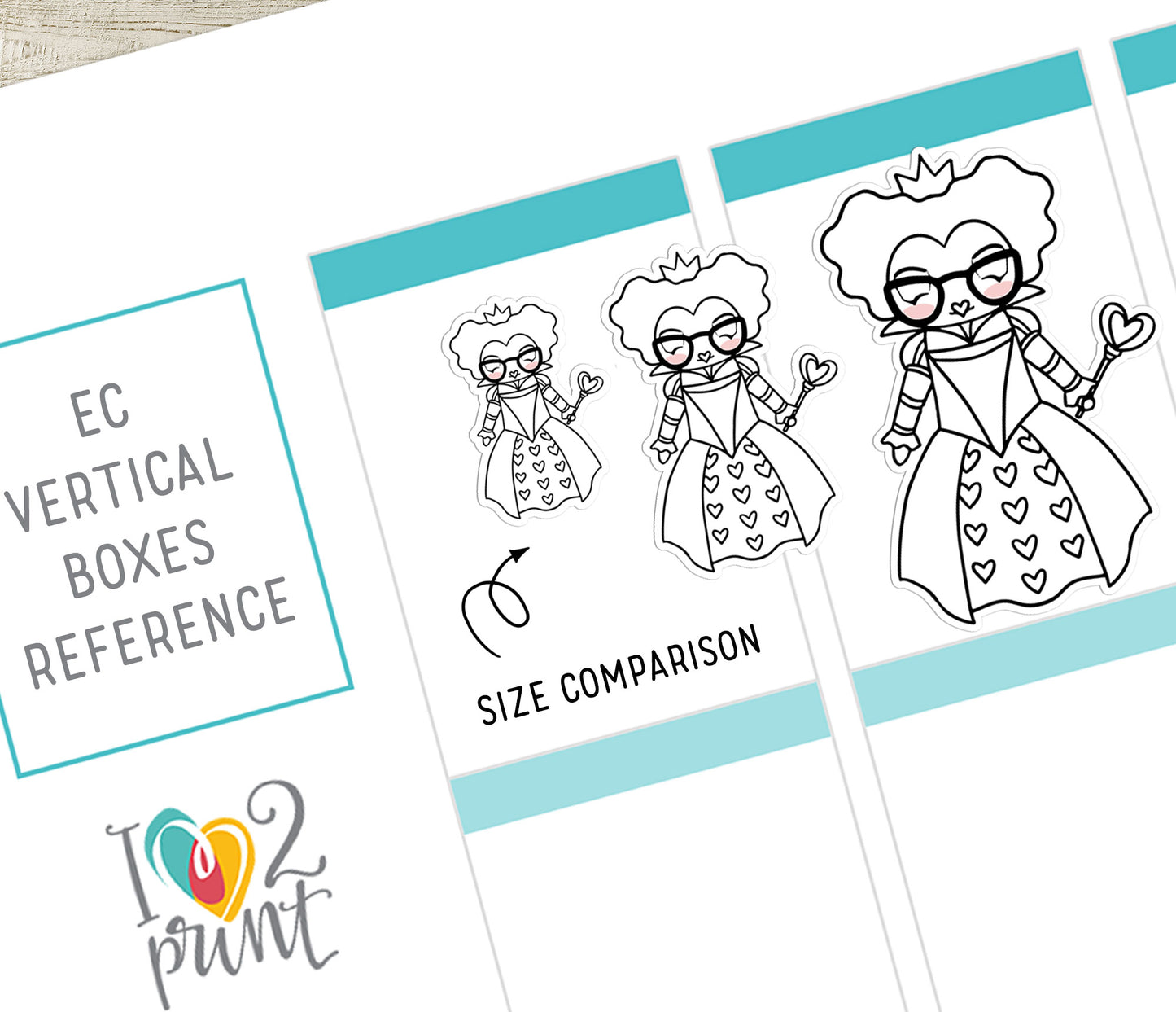 Elena Planner Girl – DOODLE Famous Villains Halloween Stickers – Printable PDF & Cut Files