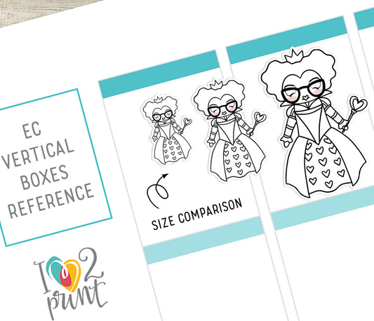 Elena Planner Girl – DOODLE Famous Villains Halloween Stickers – Printable PDF & Cut Files