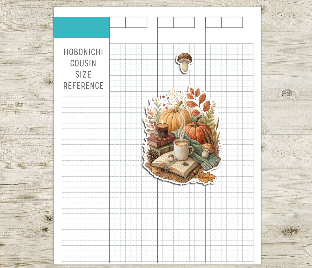 Fall Aesthetic – Printable Stickers – PDF & Cut Files
