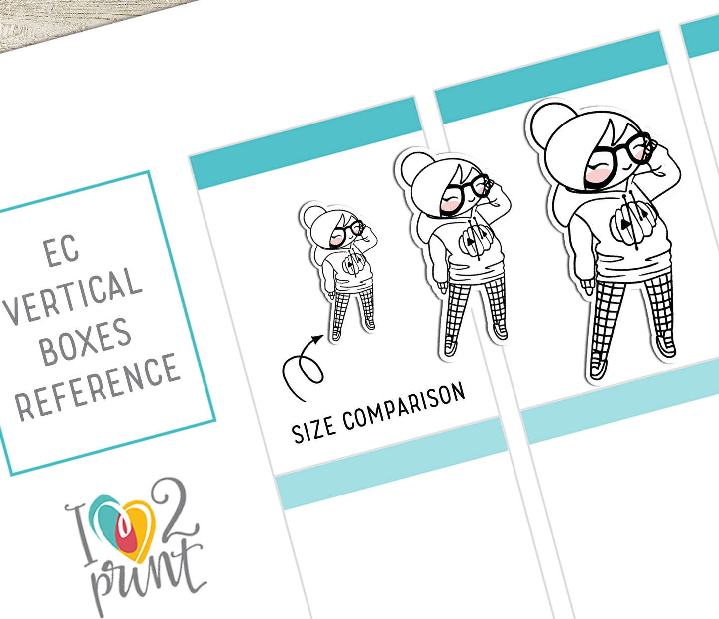 Elena Fall Outifit SET 2 – DOODLE Printable Planner Stickers – PDF + Cut Files