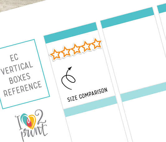 5 Star Rating Stickers – Colorful Instant Download Printable Stickers - PDF & Cut Files