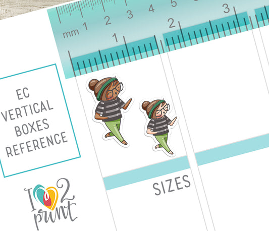 Elena Workout Set 1 – COLOR Printable Planner Stickers – Fitness, Yoga, Running & Gym – PDF + Cut Files – Personal Use