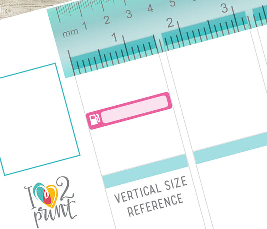 Bill Due Stickers Set 2 - Functional Printable Stickers - PDF & Cut Files