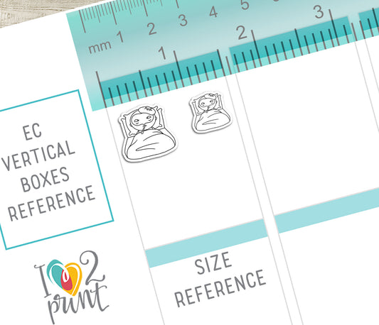 Oliver Chores Set 3 Outline Printable Stickers | Color In | Cut Files