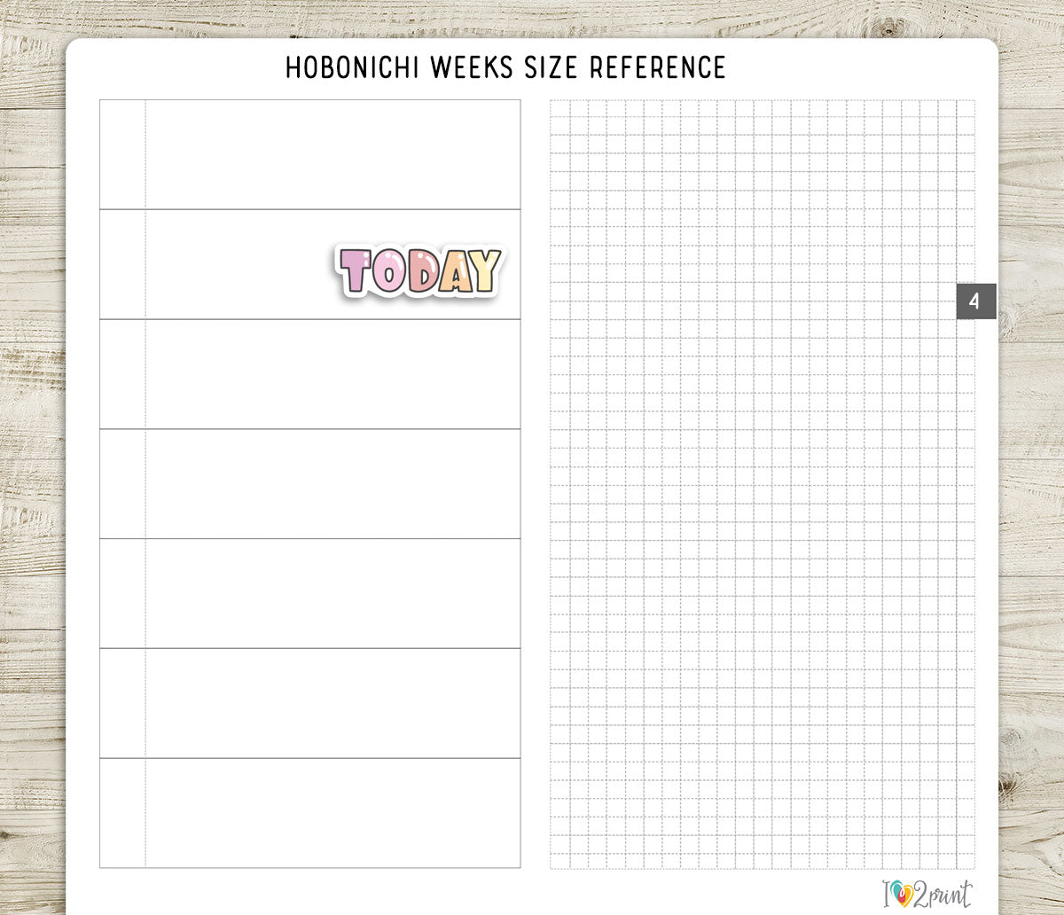 Today Bubble Font Printable Planner Stickers - PDF & Cut Files