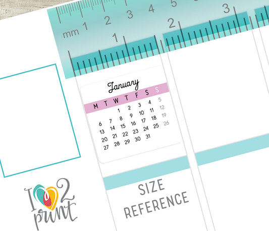 2025 Minimalist Pastel Calendar – Aesthetic Digital Download - PDF & Cut Files