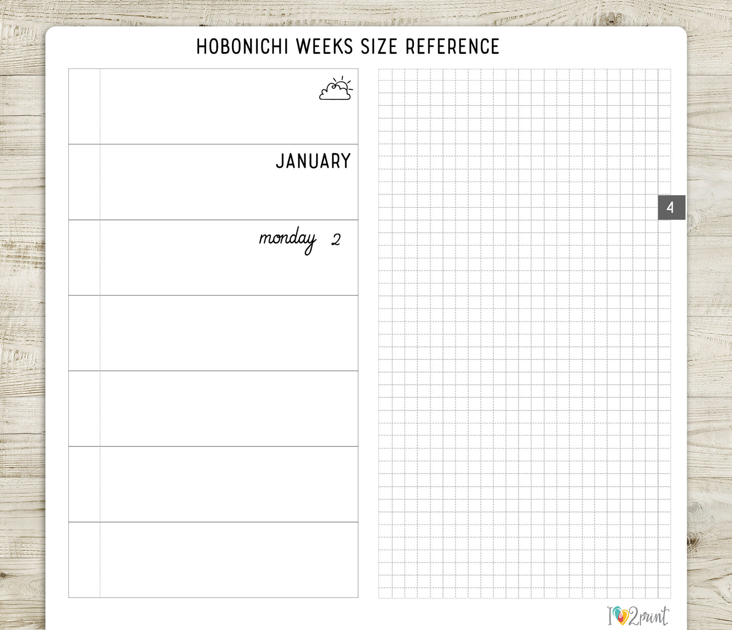 Daily Essentials Printable Planner Stickers – Days, Months & Weather Icons (PDF & Cut Files) - PDF & Cut Files