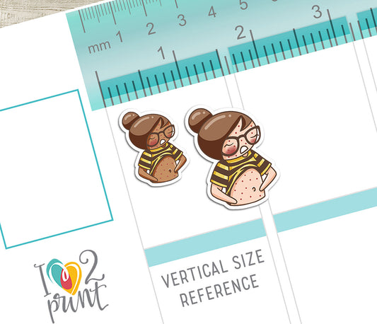 Elena Allergies - COLOR Printable Planner Sticker - PDF & Cut Files