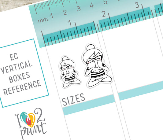 Elena Coffee Time - DOODLE Printable Planner Sticker - PDF & Cut Files