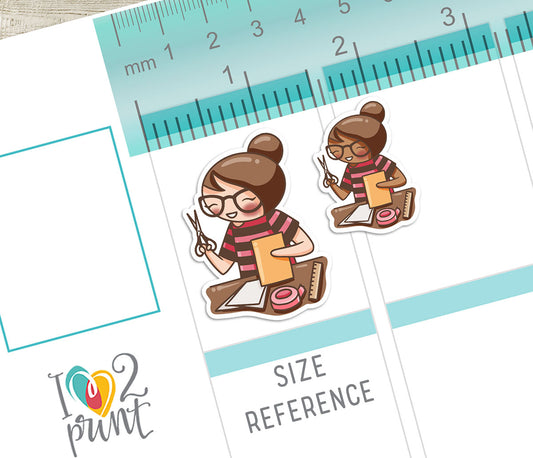Elena Craft - COLOR Printable Planner Sticker - PDF & Cut Files