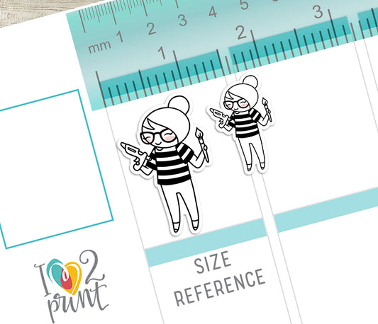 Elena Craft - DOODLE Printable Planner Sticker - PDF & Cut Files