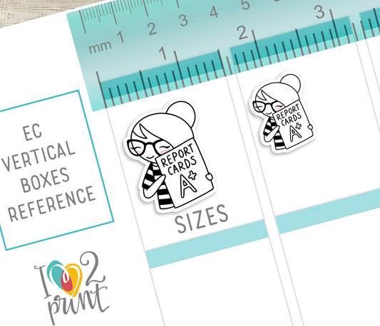 Elena Teachers Set 1 – DOODLE Printable Planner Stickers – School Life Events – PDF + Cut Files