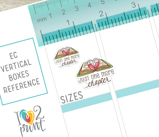 Elena Book Lover – COLOR Printable Planner Sticker | Cozy Reading Sticker – PDF + Cut Files – Instant Download