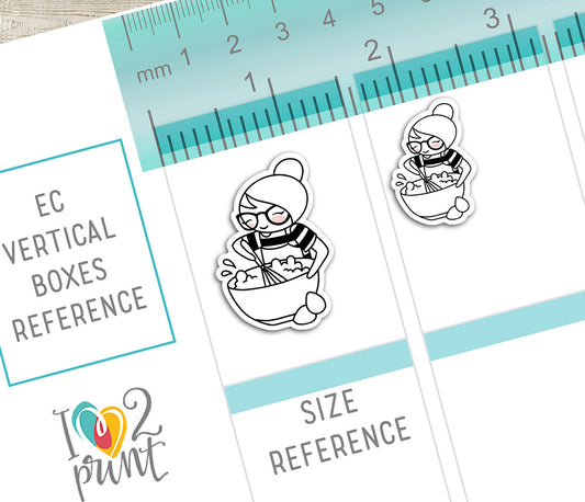 Elena Cooking - DOODLE Printable Planner Sticker - PDF & Cut Files