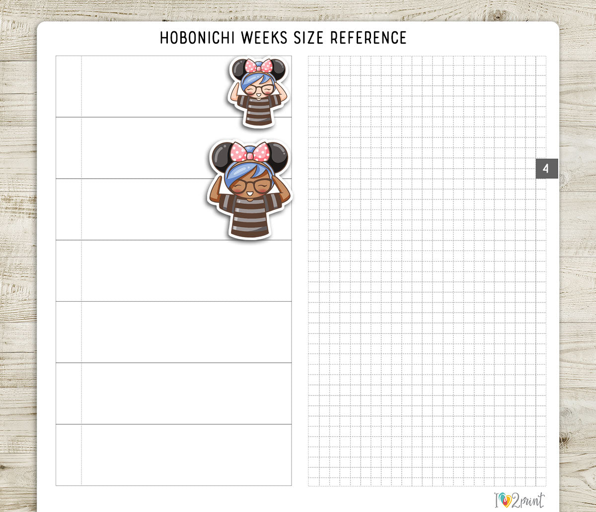 Disneyland Elena – COLOR (2 skin tones) Printable Planner Stickers – PDF & Cut Files