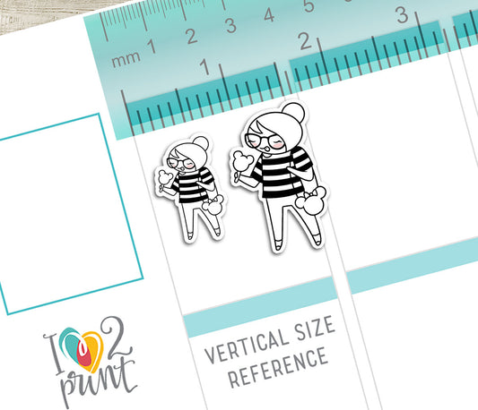 Disneyland Elena – DOODLE Printable Planner Stickers – PDF & Cut Files