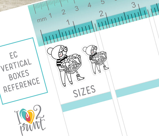 Elena Laundry - DOODLE Printable Planner Sticker - PDF & Cut Files