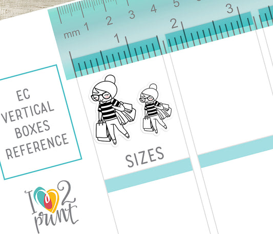 Elena Shopping - DOODLE Printable Planner Sticker - PDF & Cut Files
