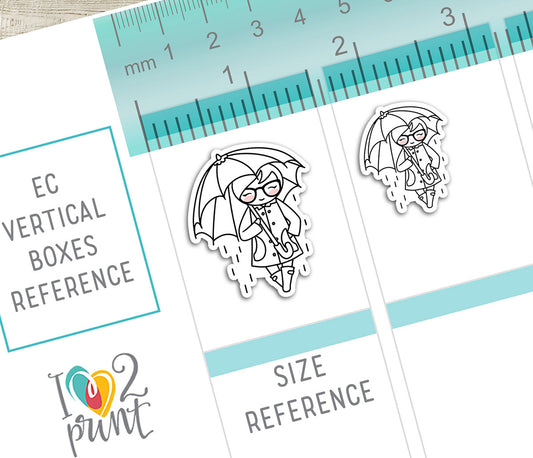 Elena Weather - DOODLE Printable Planner Sticker - PDF & Cut Files