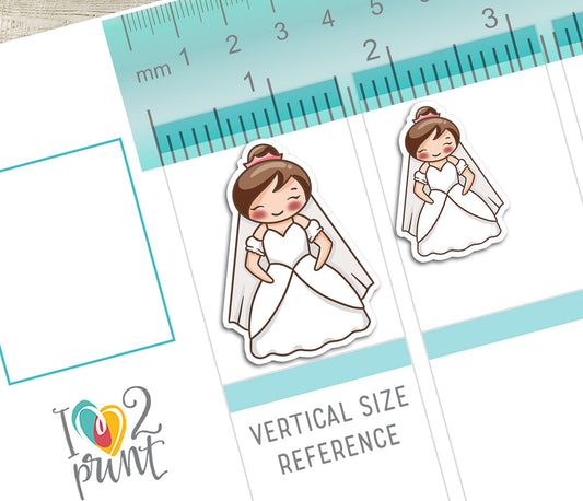 Elena's Wedding – BROWN Printable Planner Stickers – PDF & Cut Files