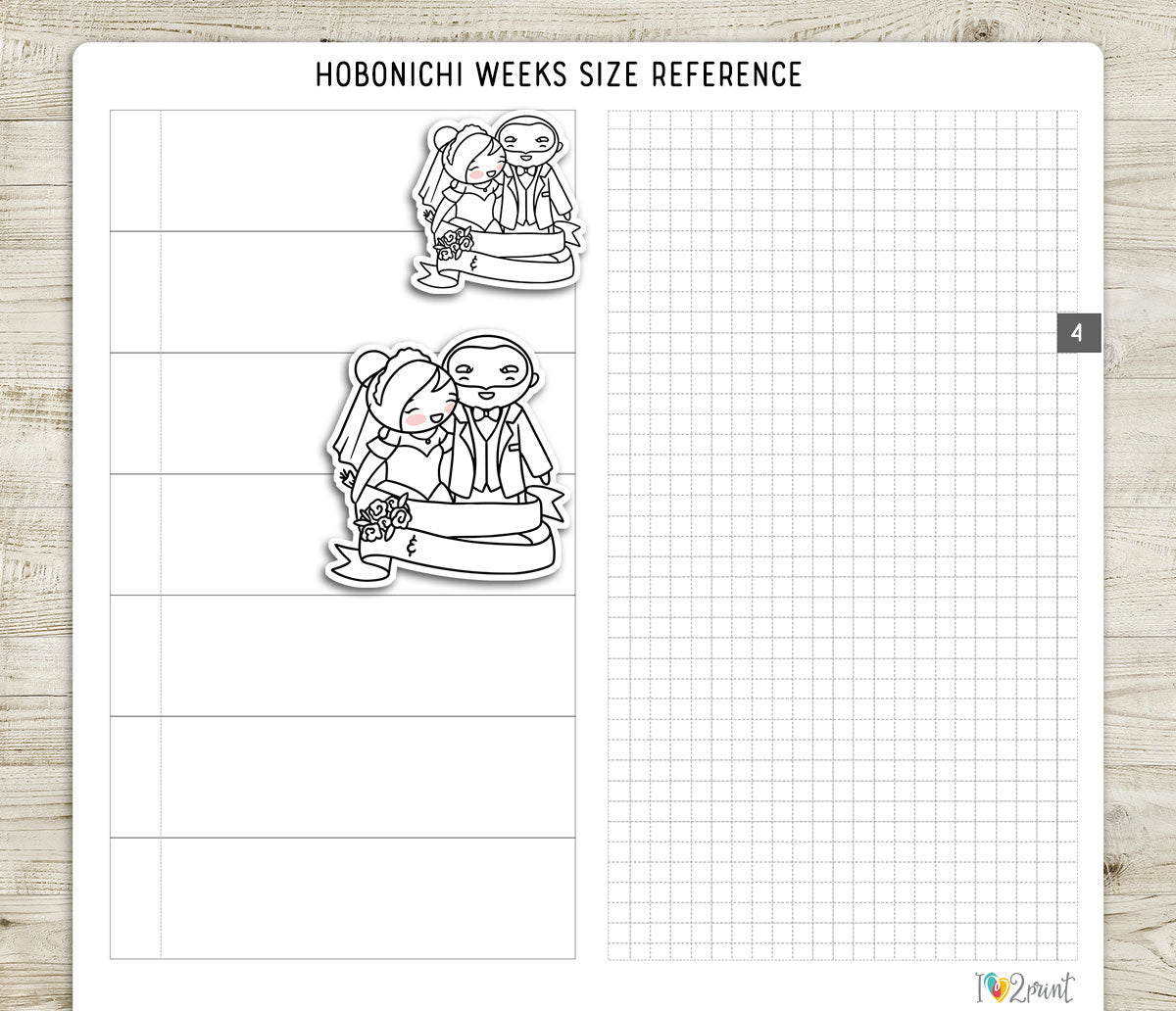Elena's Wedding – DOODLE Printable Planner Stickers – PDF & Cut Files