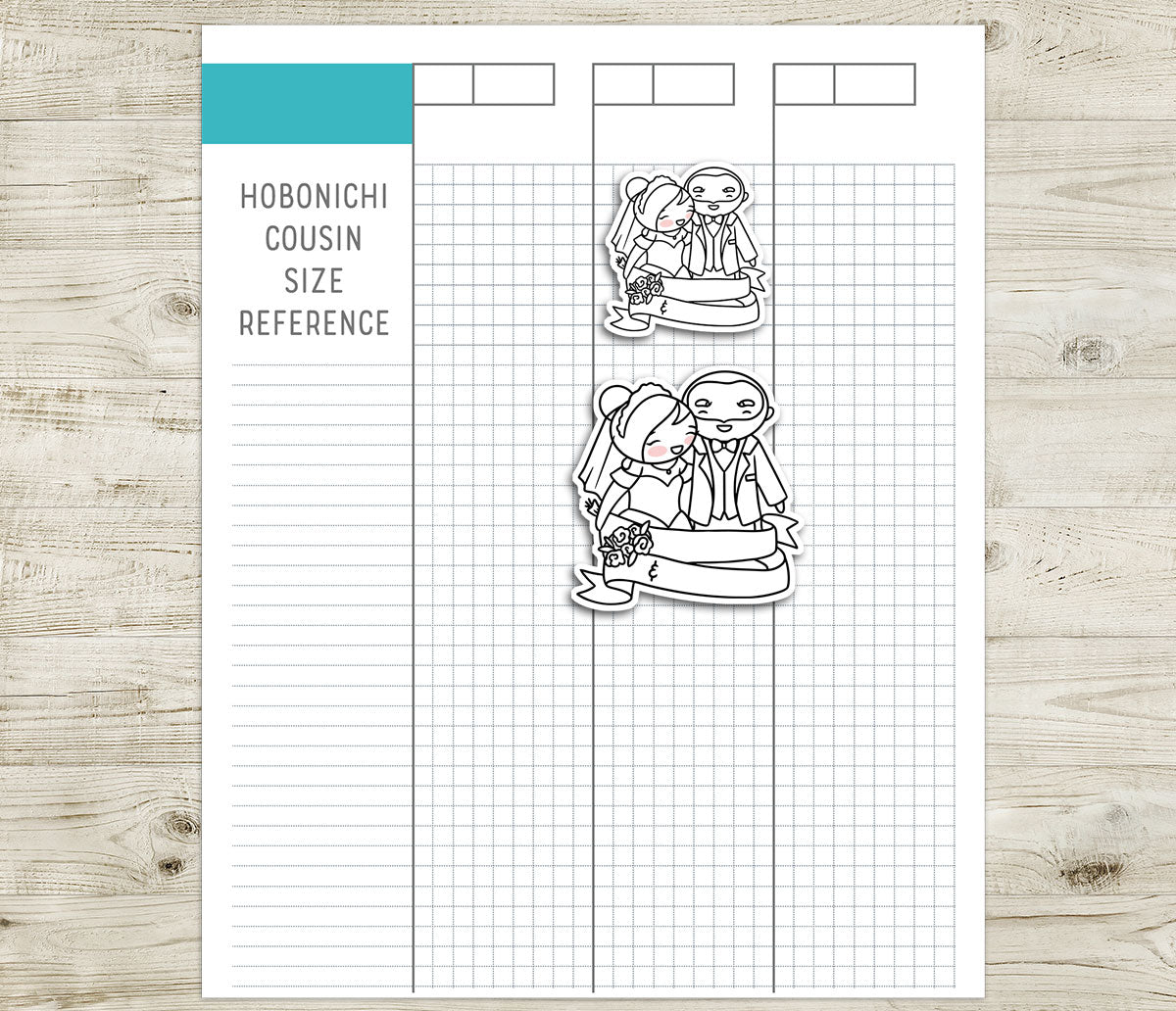 Elena's Wedding – DOODLE Printable Planner Stickers – PDF & Cut Files