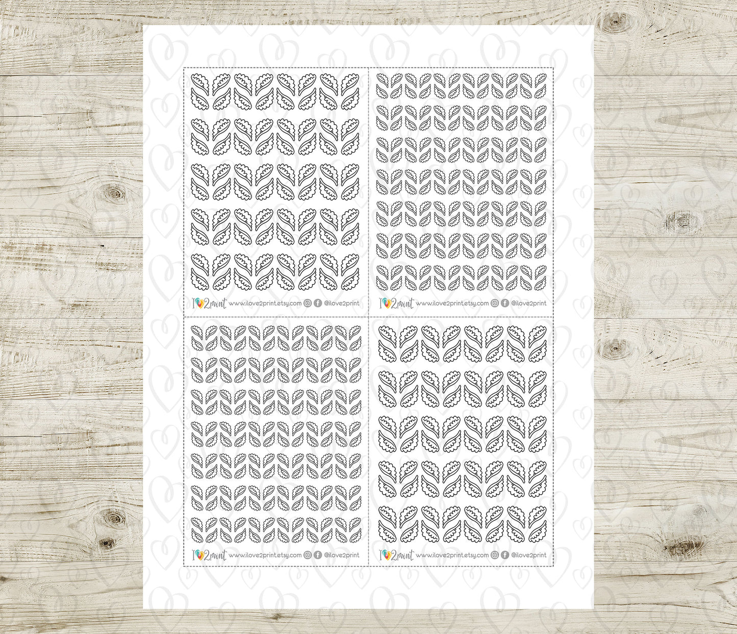 Make Your Own Family Set 2 Doodle Stickers | Grandparents Pets Teen | PDF Cut Files