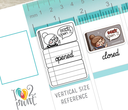 FREEBIE – Elena Foldable Notes – Printable Planner Stickers – PDF + Cut Files – Instant Download