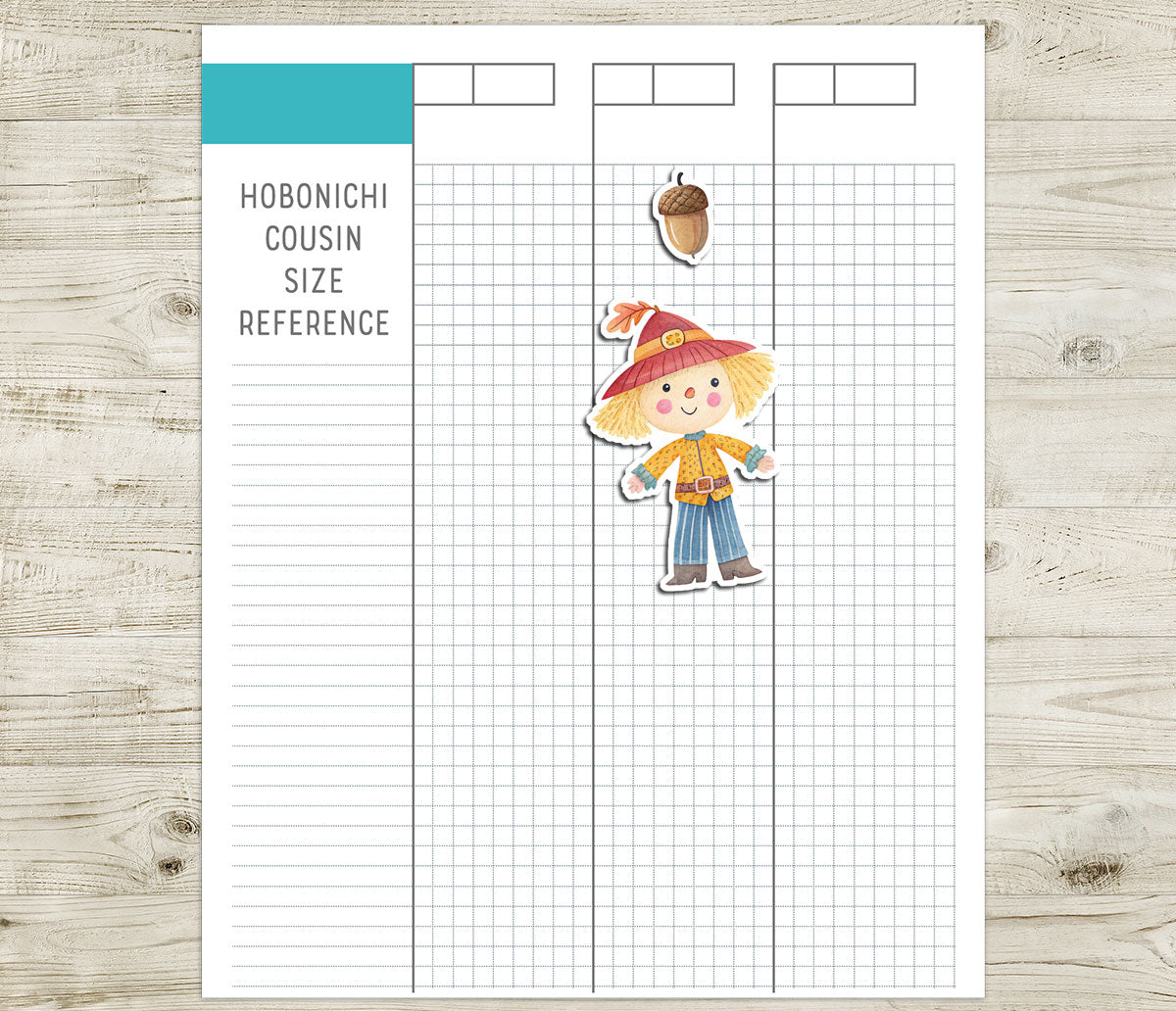 Golden Leaves – Printable Stickers – PDF & Cut Files – Fall Leaves, Scarecrow, Houses & Pumpkins